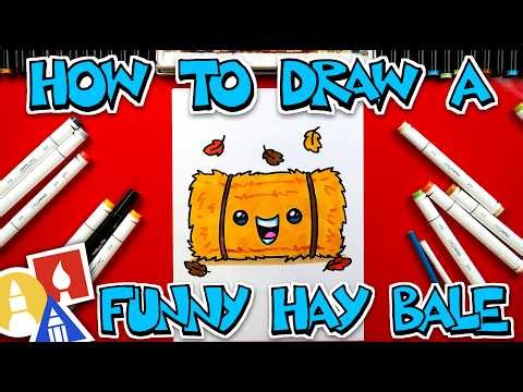 How To Draw A Funny Hay Bale