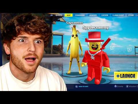 I Played FORTNITE With Spyder Sammy