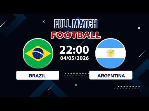🔴 Brazil vs Argentina | Samba Magic vs Tango Soul