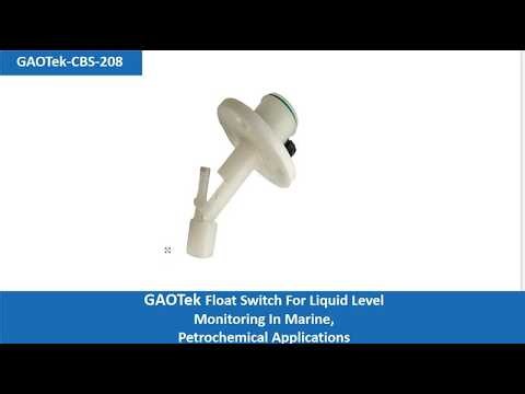 Float Switch For Liquid Level Monitoring In Marine.