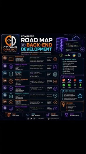 🔥 Complete Backend Developer Roadmap 2026 🚀 | Become a Backend Developer