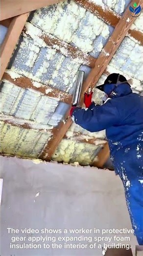 WATCH This Amazing Spray Foam Insulation Fill Every Gap For PERFECT Thermal Protection 🛠️🔥