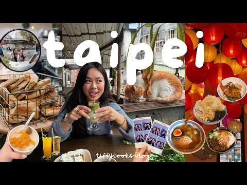 TAIPEI *foodie* VLOG 🍜 first ever mother-daughter trip, trying local spots, street food & desserts 🍰
