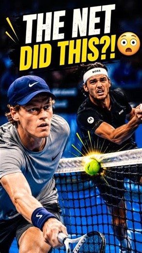 How Did Sinner Win THIS Point?! 🤯 #sinner #fritz #tennis