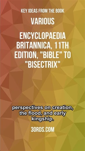 Encyclopaedia Britannica on Why Ancient Scriptures Contradict Themselves #shorts