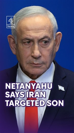 Netanyahu says Iran targeted son