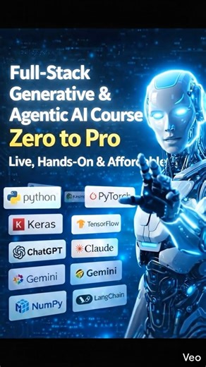 Best AI Course Within Budget | #ai | #generativeai | #agenticai | #livesession | #enrollnow |