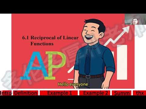 AP Pre-Calculus – 6.1 Reciprocal of Linear Functions