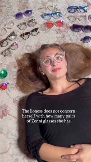 Can you guess how many pairs? Absolutely love all these fun, stylish glasses that accessorize any look. From blue-light blocking to sunglasses @Zenni Optical has it all #ad Use code Abbeyromeo10 for 10% off your order