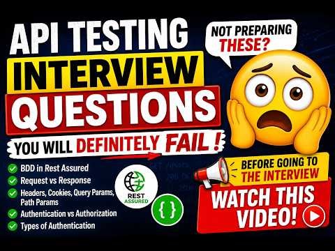 REST Assured BDD and API Testing Interview Questions for QA Automation Engineers Explained Simply