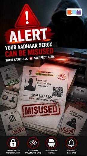 Never Submit Aadhaar Xerox Without This Important Step! #aadhaar #aadhaarcard