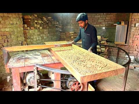 Skill Pakistani Workshop Makes Luxury Furniture With Very Simple Tools - @WoodworkingHands ​