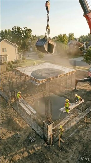 Flood-Resistant House Built From Scratch in 30 Seconds 🌊🏡#shorts #floodresistant #construction