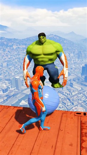 الرجل العنكبوت انقاذ باتمان Spider-Man Rescue batman vs iron man vs venom funny Game GTA 5 superhero