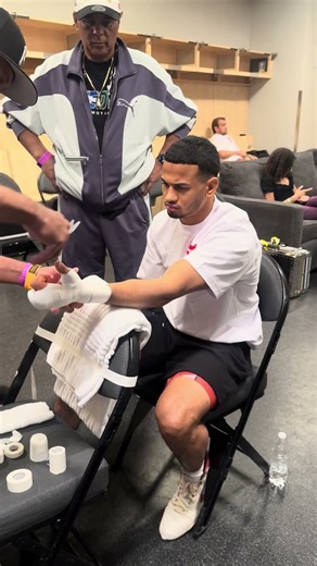 Complete focus for Rolando Romero. 🤫