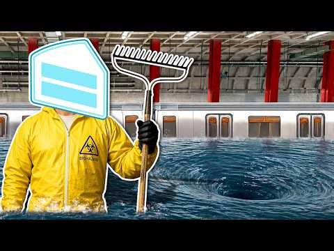 Unclogging a Flooded Train Station!
