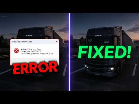 How to Fix ProMods ZIP Error During Mod Installation ✅