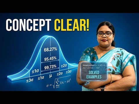 Standard Deviation , mean deviation and quartile deviation of Normal Distribution | Full Concept 