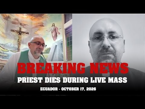 🚨BREAKING NEWS: Catholic Priest Dies After Giant Crucifix Falls During Live Mass in Ecuador
