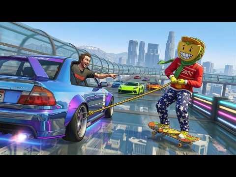 EL ÚLTIMO EXPLOTA CON COCHES ALEATORIOS! UN SUSCRIPTOR SE RIE DE MI!! - GTA 5 ONLINE