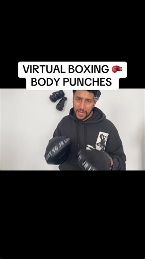 Virtual boxing 🥊 , Virtual Padwork focused on body punches #boxing #boxingtraining #martialarts #martialarts #mmatraining