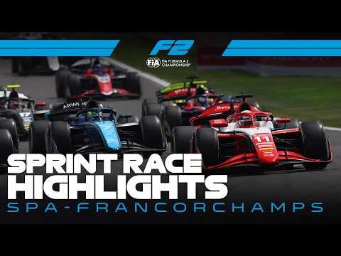 F2 Sprint Race Highlights | 2026 Belgian Grand Prix