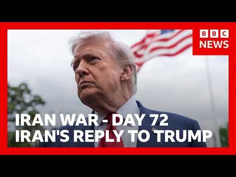 Iran sends its response to President Trump's latest proposal aimed at ending the war | BBC News