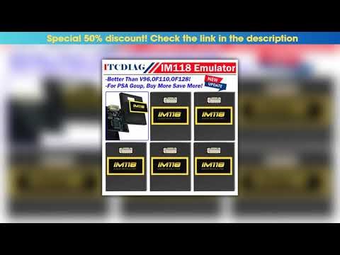 First Look 5/10/15/20pcs IM118 IMMO Off Emulator ( K-LINE/ CANBUS ) Update of SQU OF68 OF80 V96 OF9