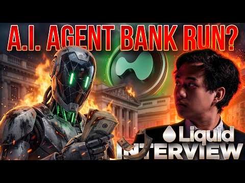 A.I. Agent Bank Run Incoming?🔥Liquid CEO Interview