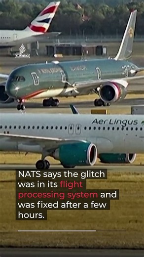 Hundreds of UK flights disrupted by air traffic control glitch