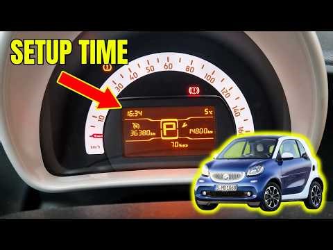 How to Set Time on Smart 453 Dashboard / Cluster