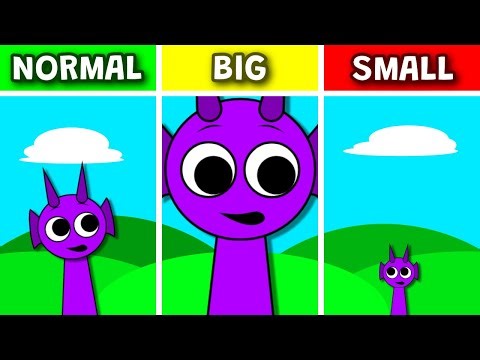 Sprunki Normal But VS Big And VS Small