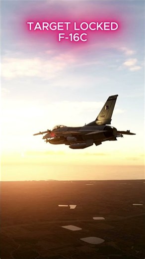 F 16C Precision Strike Target Locked