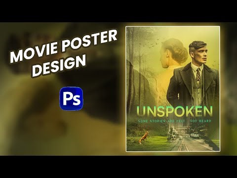 The Secret to Cinematic Movie Poster Design in Photoshop #Art Gallery