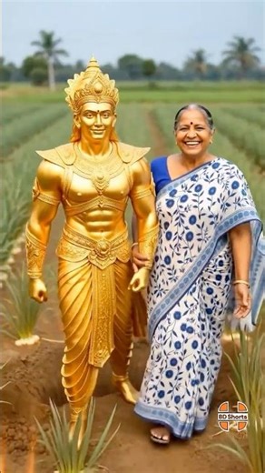 Grandma Found a Golden Statue #shorts #viral #halo #facts