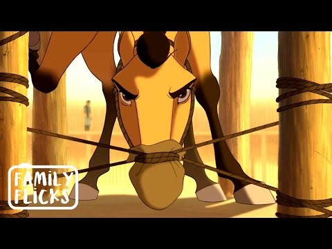 Spirit: The Wild Stallion Who Keeps Getting Caught! | Family Flicks