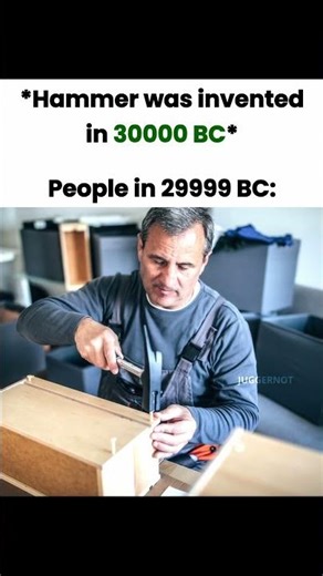 Invention of hammer meme #memes #funnymemes