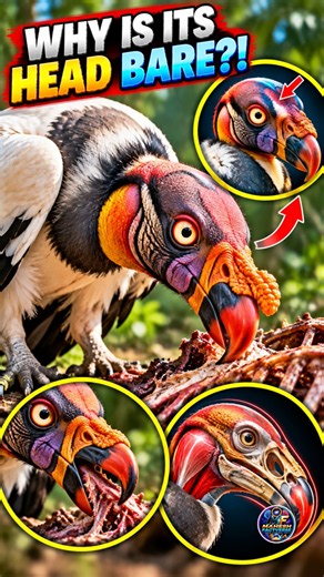 Why Is This Bird’s Head Completely Bare? 😱🦅 | King Vulture