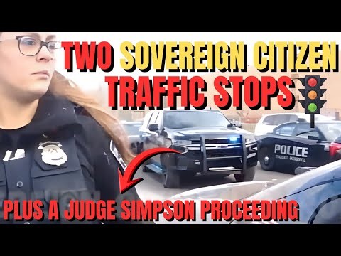 Two Sovereign Citizen Traffic Stop Fails | Judge Simpson Revokes Bond