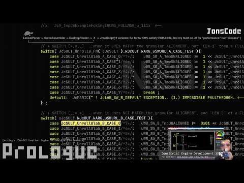 Lexical parser: Node.JS - Put in Video Desc When Done (179. pt3) *Then back to VideoGame\JS dev 🤷‍♂️