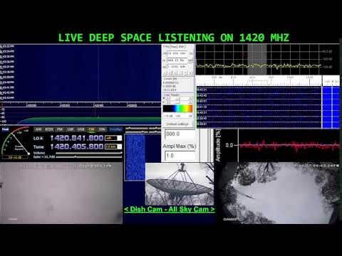 LIVE DEEP SPACE LISTENING ON 1420 MHZ