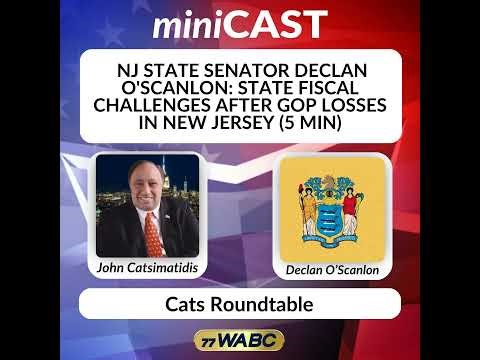 NJ State Senator Declan O'Scanlon: State Fiscal Challenges After GOP Losses in New Jersey (5 min)