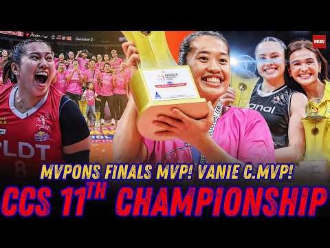 Creamline 11th Crown! Bernadeth Pons 2nd Finals MVP! Vanie Gandler Season MVP! PLDT 1st Bronze!