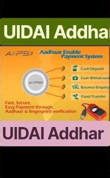 uidai aadhar card complete jankari