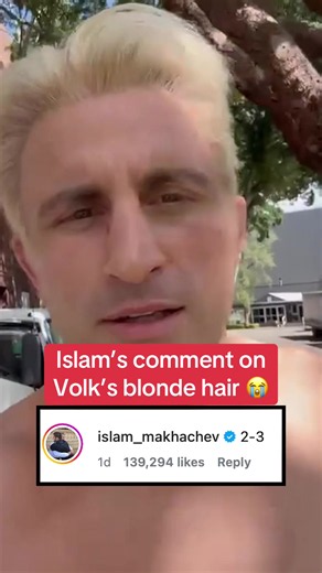 #IslamMakhachev wants to send blonde #AlexanderVolkanovski 2-3 years to #Dagestan and forget 🤣 #ufc #mma (via @Alex Volkanovski)