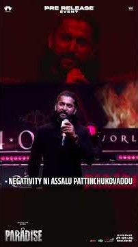 Negativity ni assalu pattinchukovaddu - Natural Star Nani | Mohan Babu | Anirudh | Shreyas Media