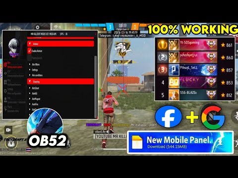 OB52 FREE FIRE MOD MENU 🔥 UNLIMITED DIAMOND HACK 🔥 FF MOD MENU APK 2026