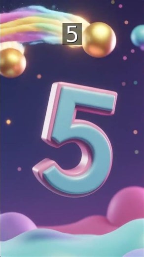 🌈 Number 5 is for Five! Five stars twinkle 🎶