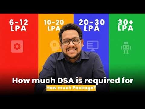 How much Coding to learn for Placements? Data Structures & Algorithms | Company Wise