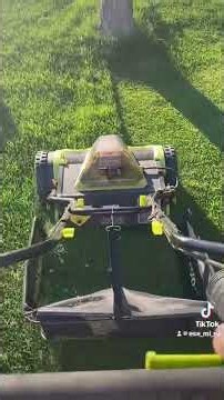 Cordless Reel Mower!
